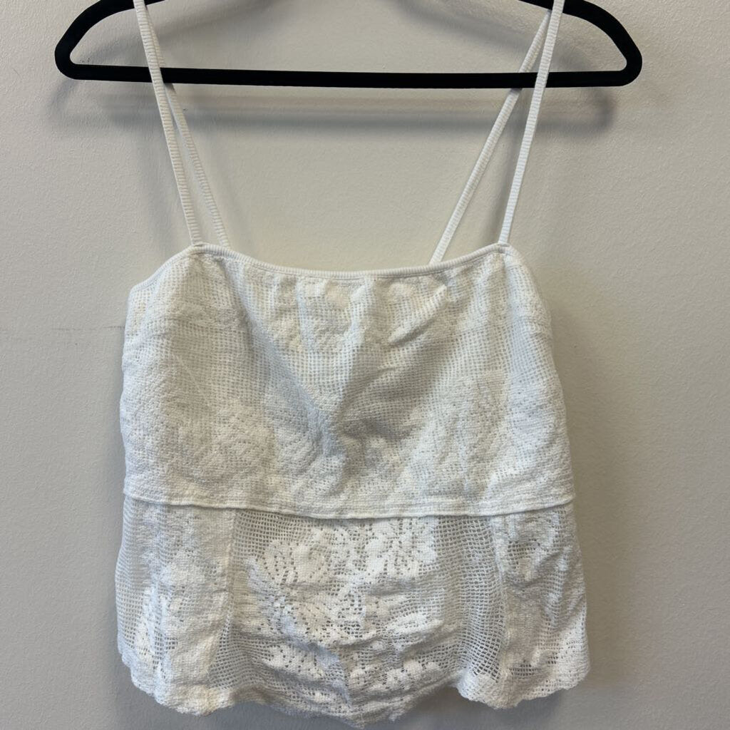 Spaghetti Strap lace trim