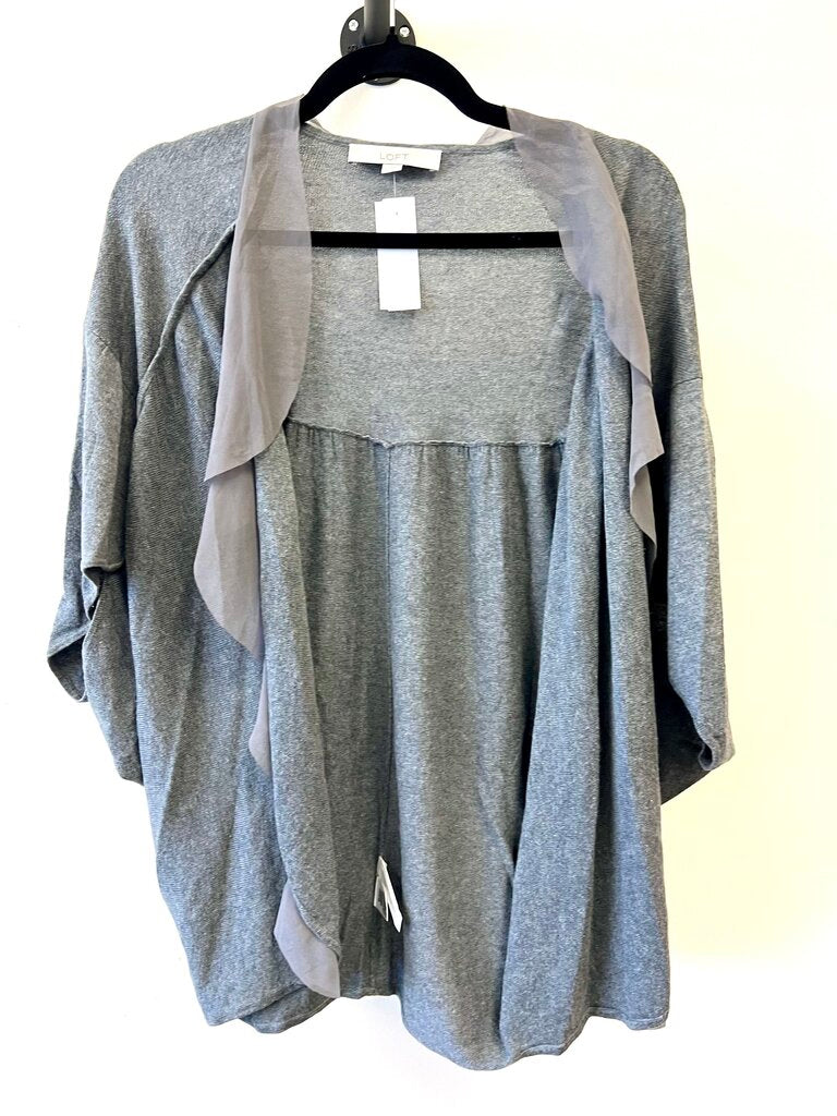 Cardigan w/ ruffle edge