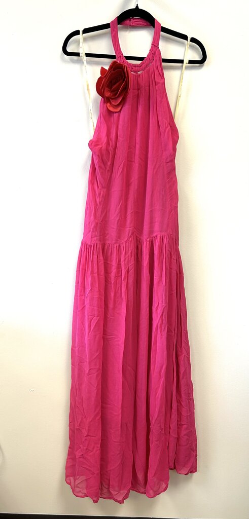 Halter Neck Maxi w/ Flower