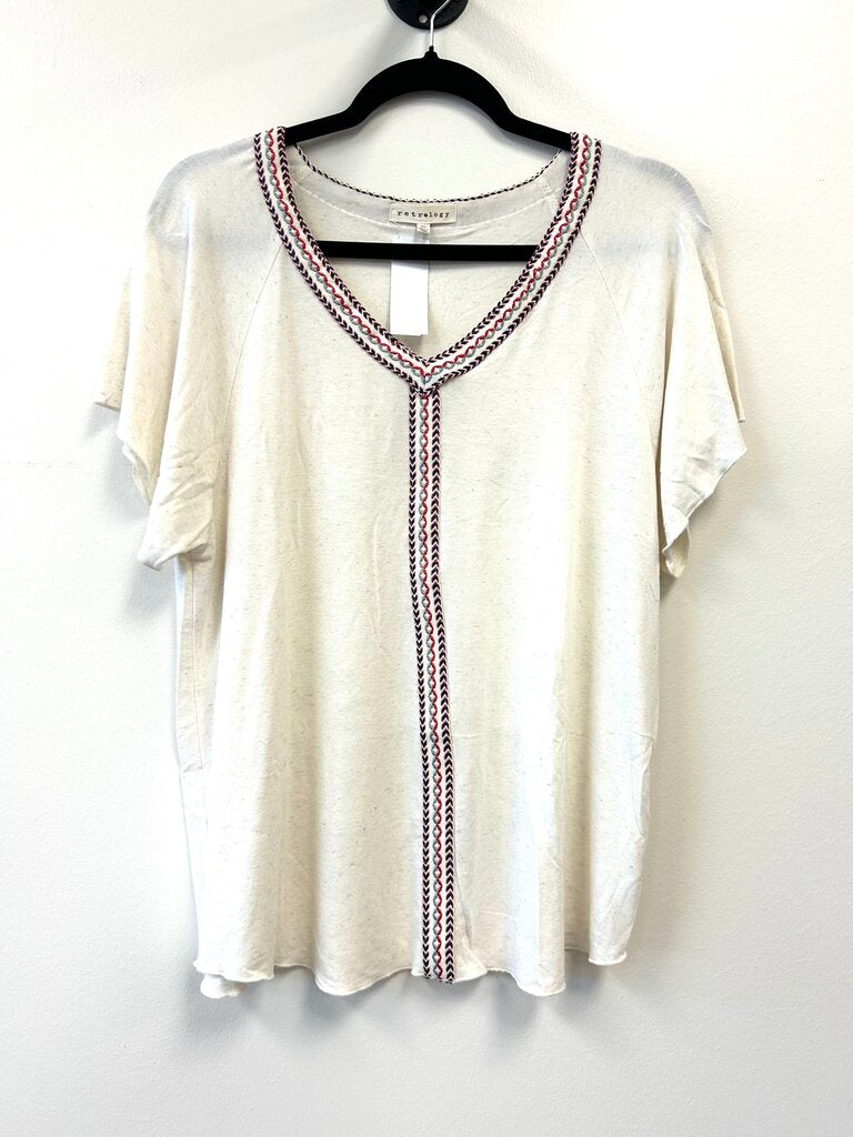 Center embroidery accent