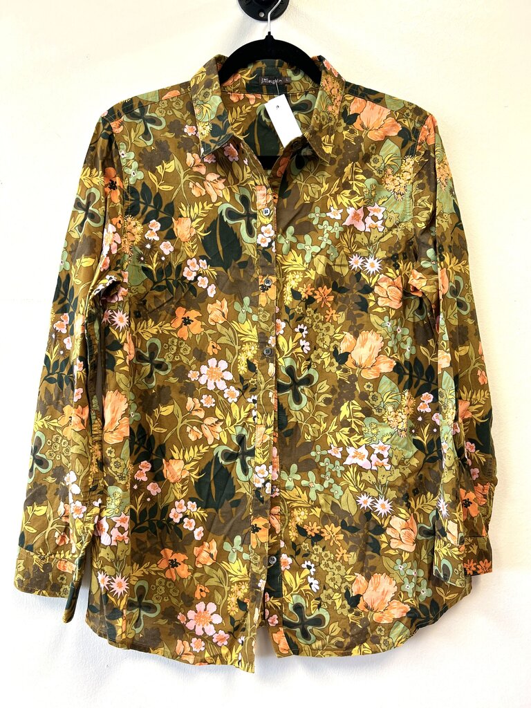 Floral cotton Button Down