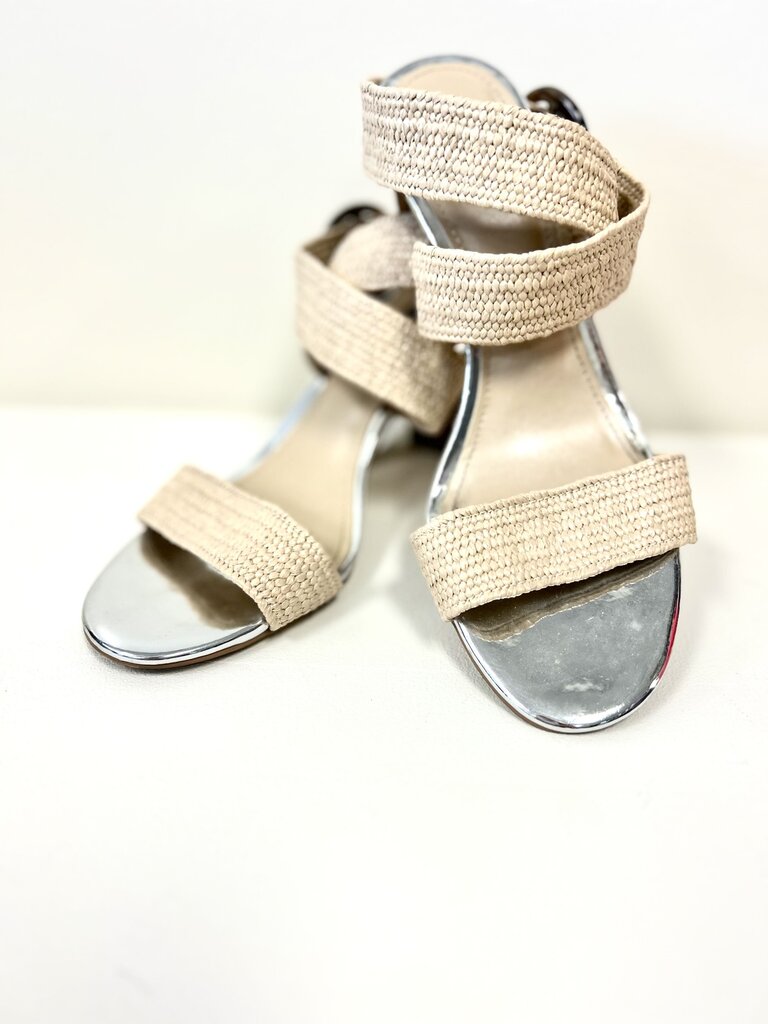 Woven Ankle Strap Sandals