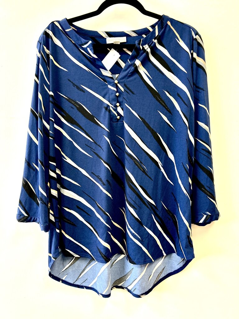 Slash pattern 1/4 button