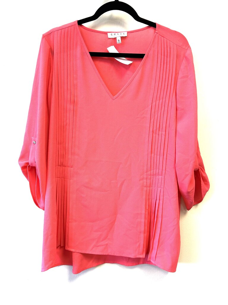 Pleated front