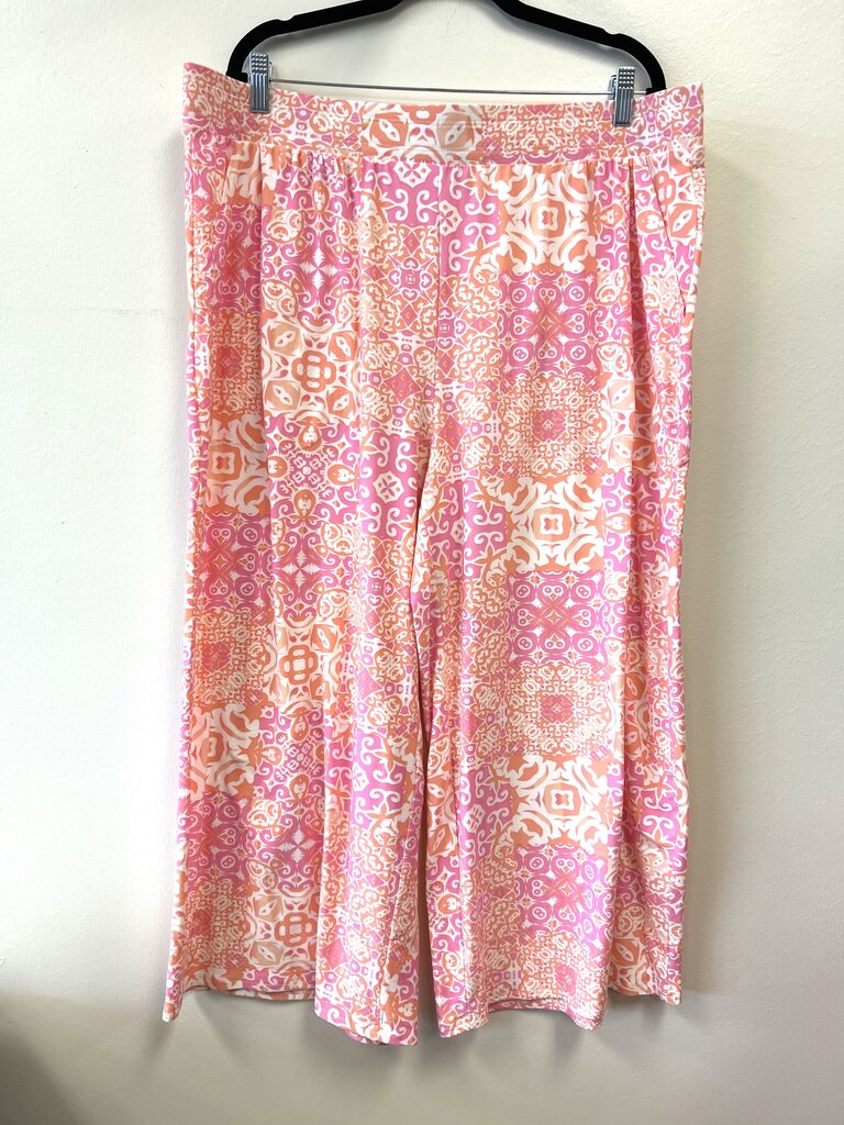 Stretch Floral Print w/pockets