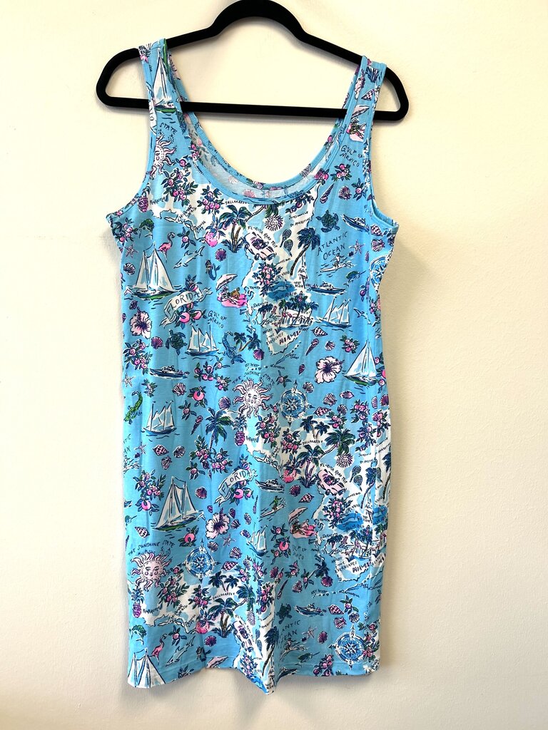 Sleeveless Florida Map Print