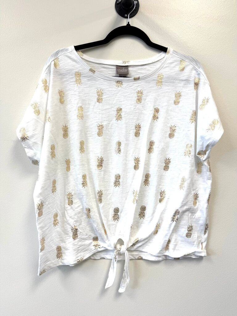 Foil Pineapple Print
