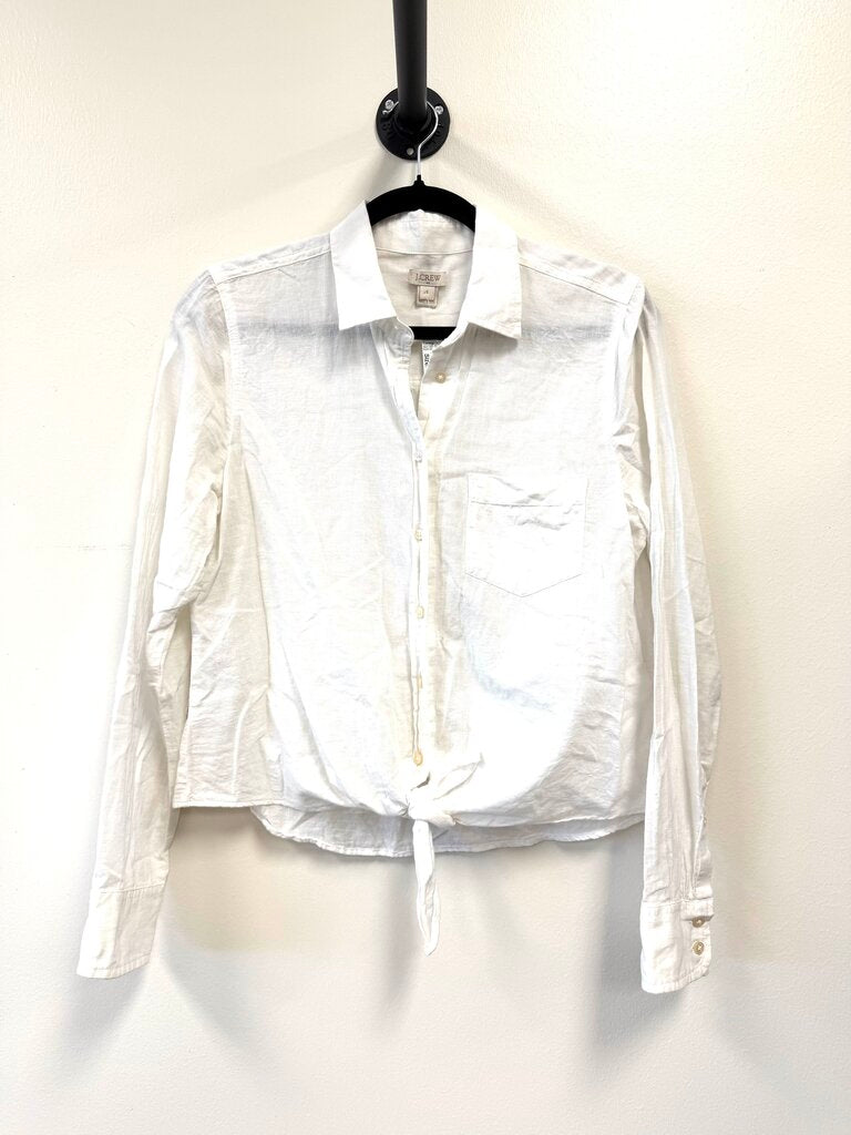 Linen Blend Button Down