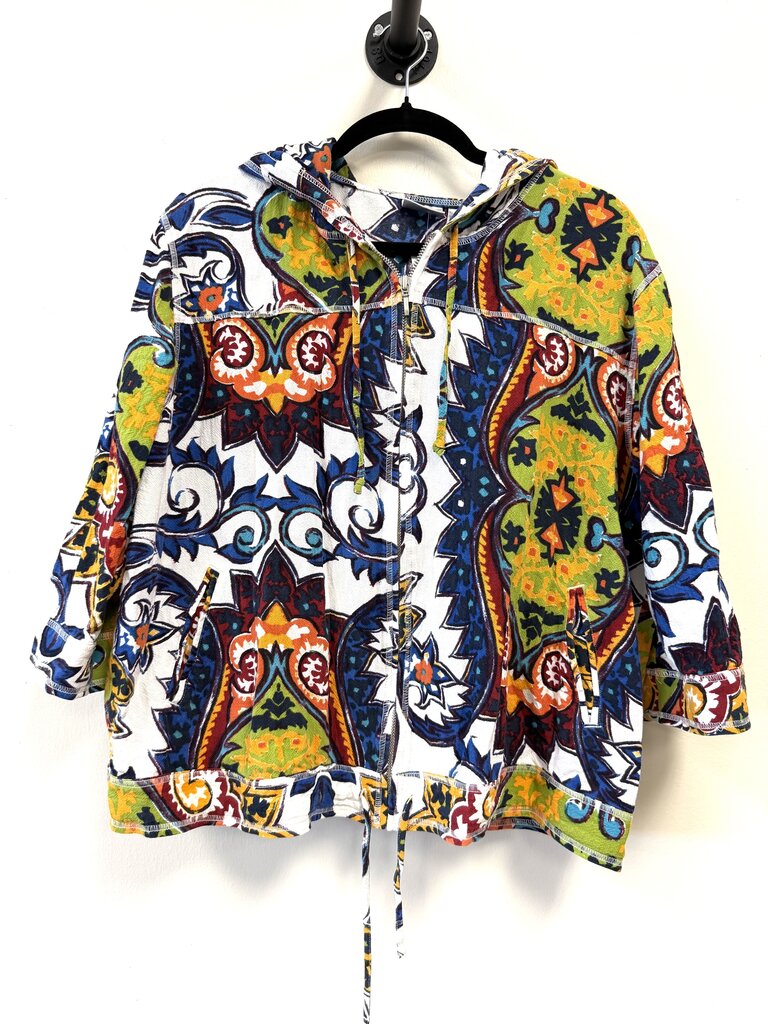 Cotton Floral w/ Hood