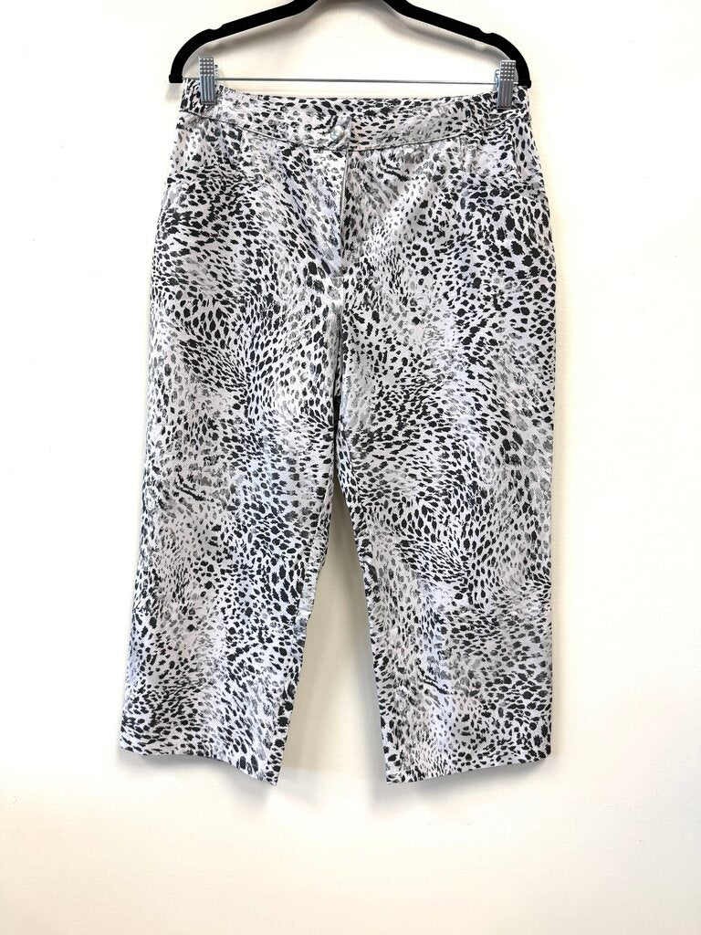 Animal Print Weekends Capri