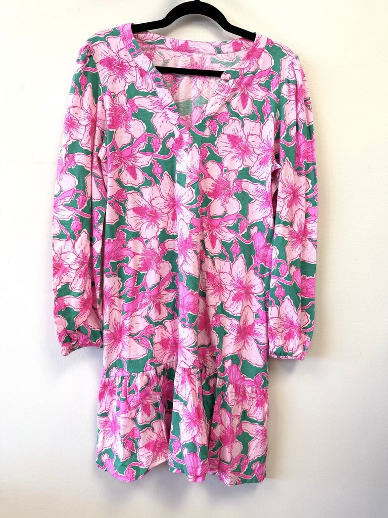 LS Floral V-neck