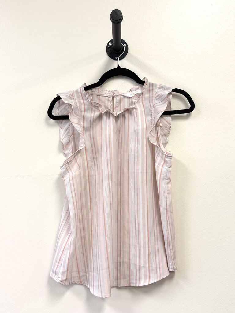 Striped Cap Sleeve