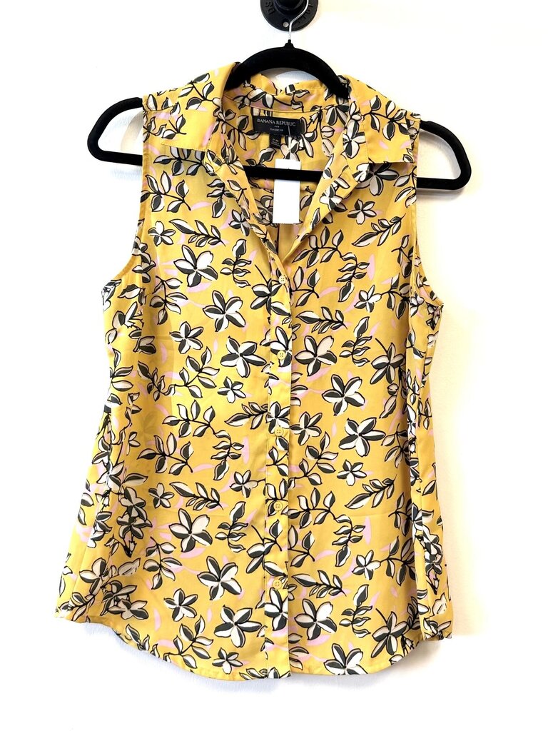 Button Down Floral Print