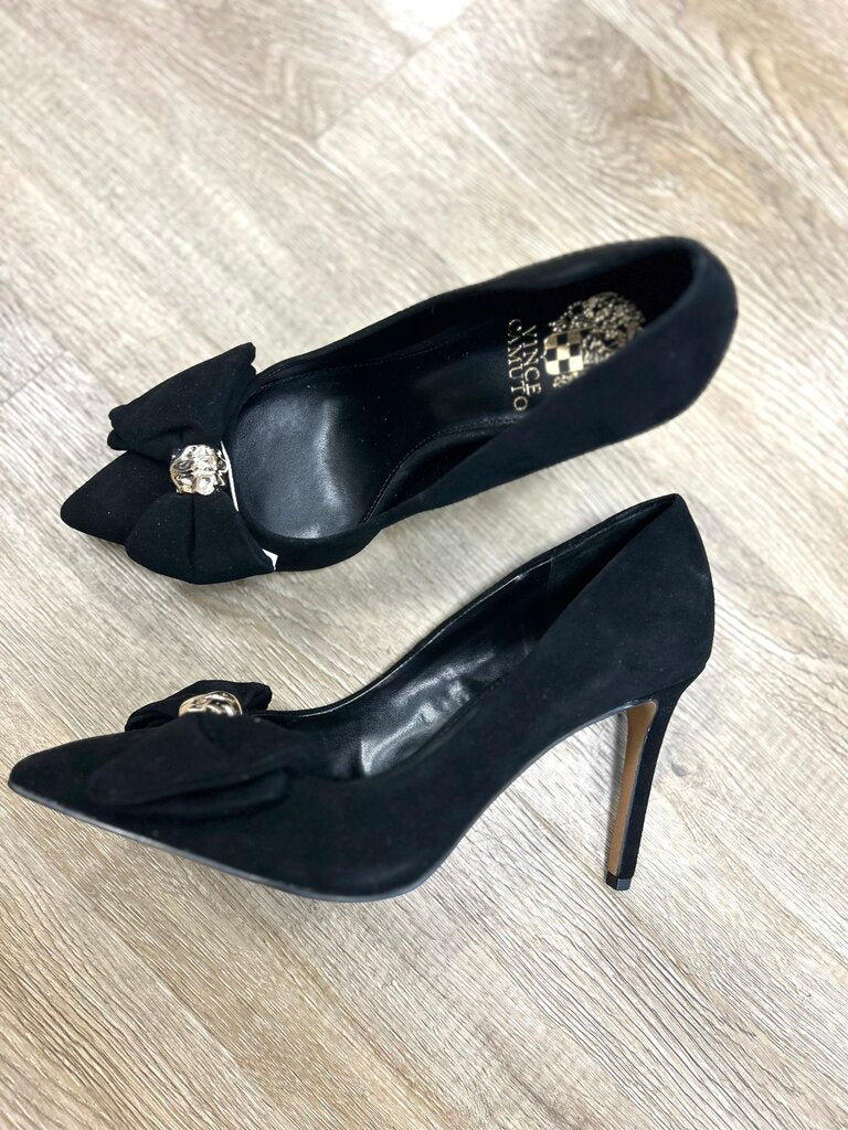 Suede Heels w/ bows