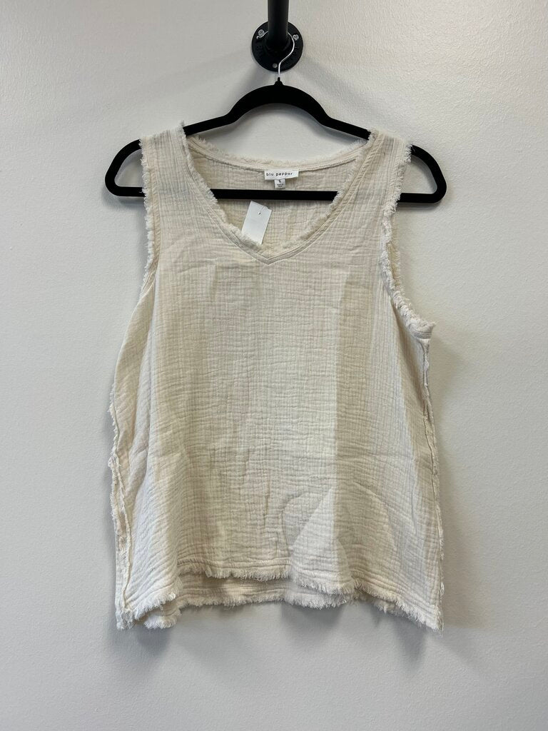 Raw Edge V-neck