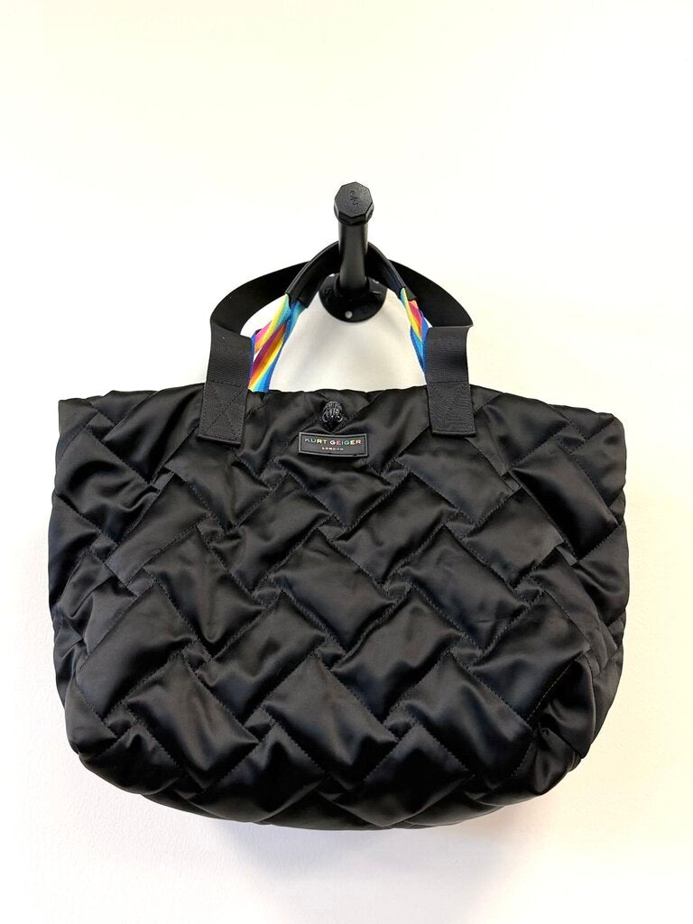 Quilted Nylon Shopper w/DB