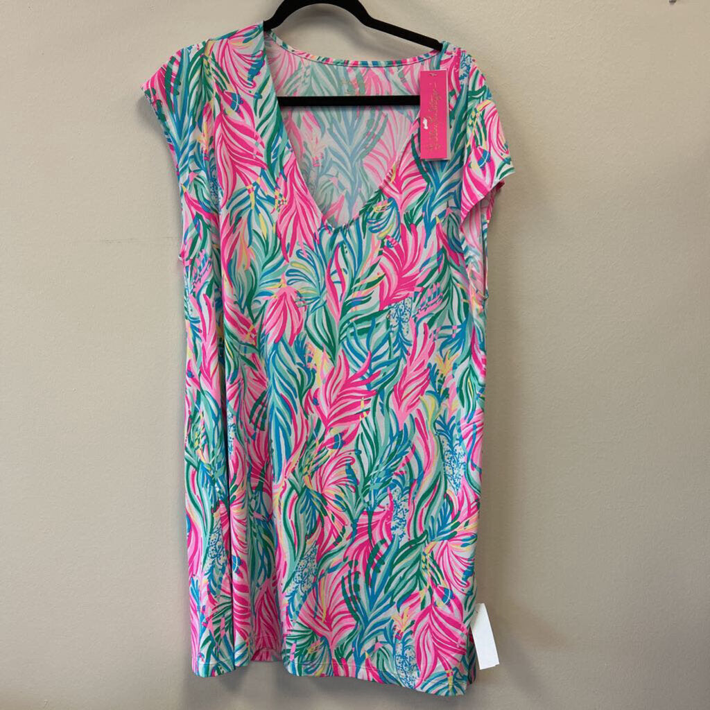 NWT Leaf Pattern Cover Up
