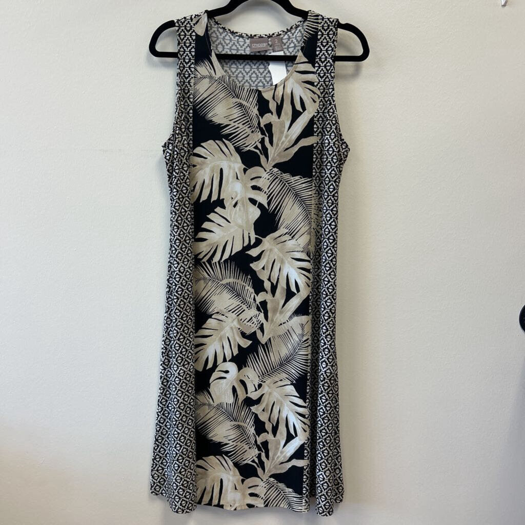 Sleeveless Leaf Pattern