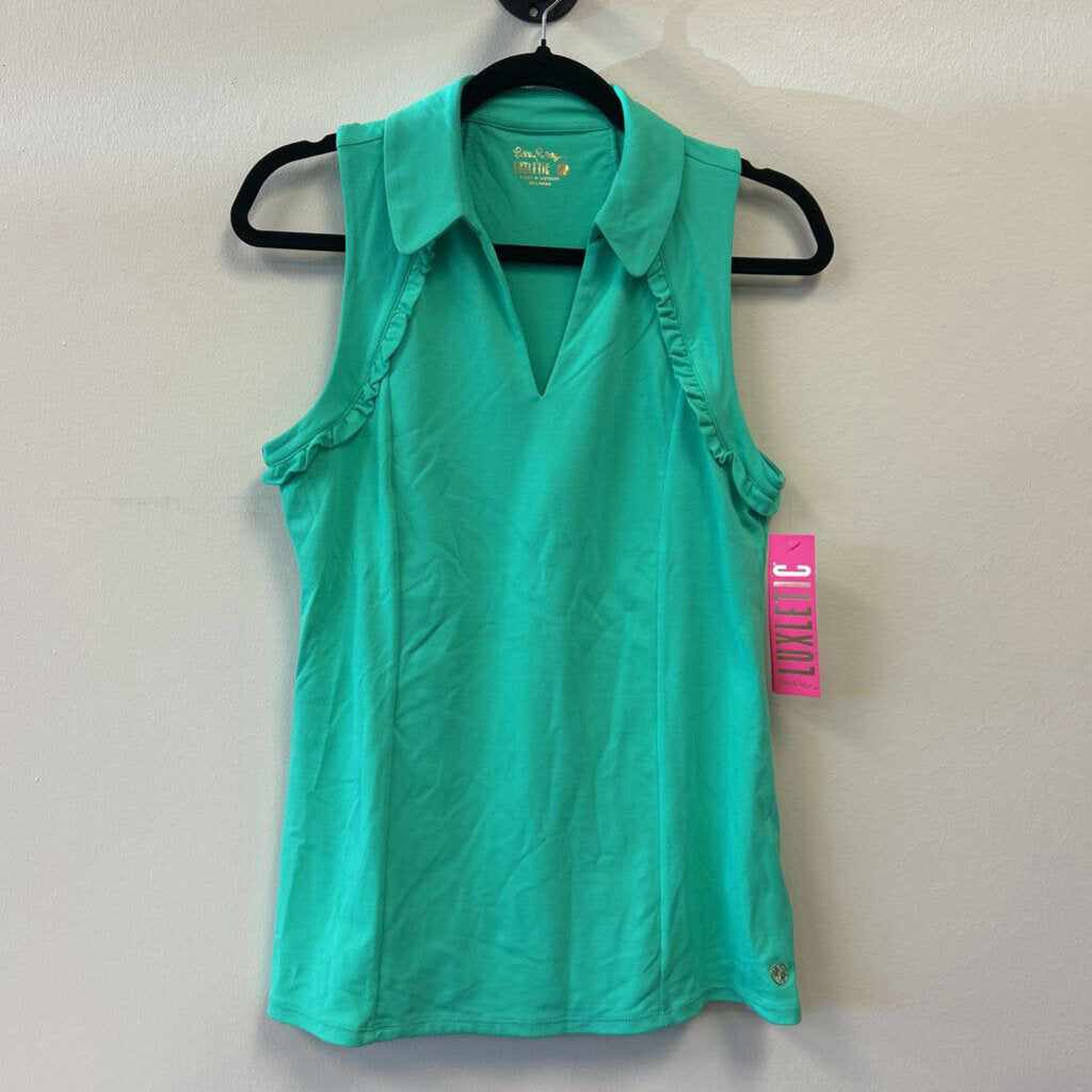 NWT Ruffle Accent Luxletic
