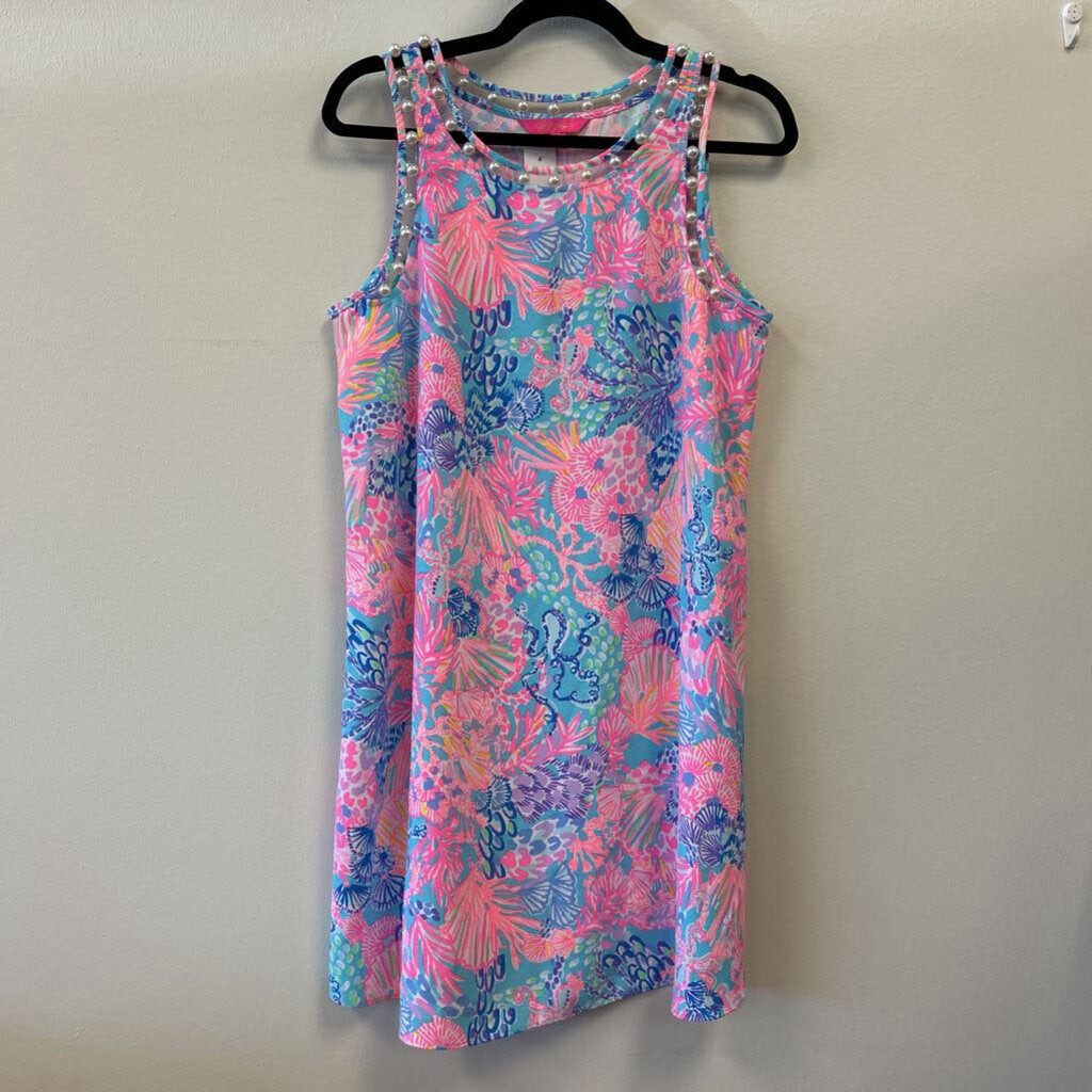 Sleeveless w/ Faux Pearl Accents