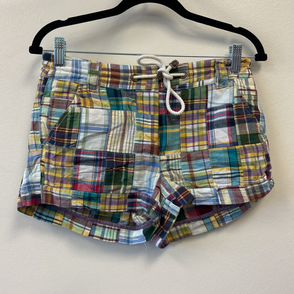 Drawstring Plaid City Fit