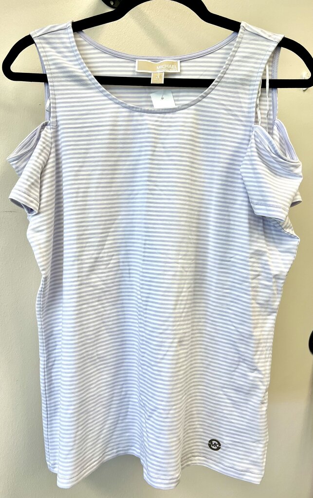 Striped Cold Shoulder
