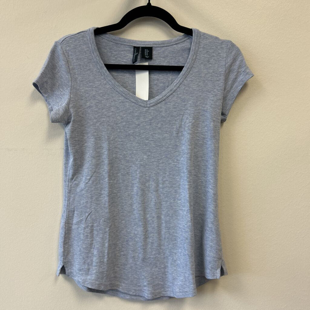 Chambray V-neck