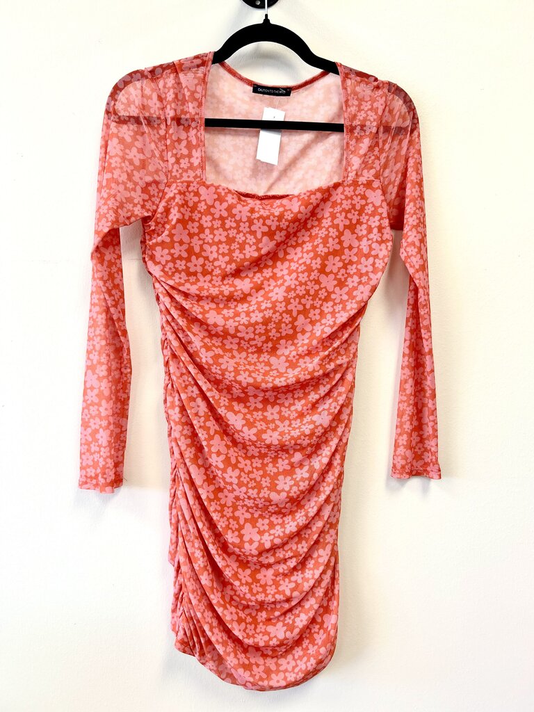 LS Floral Rutched