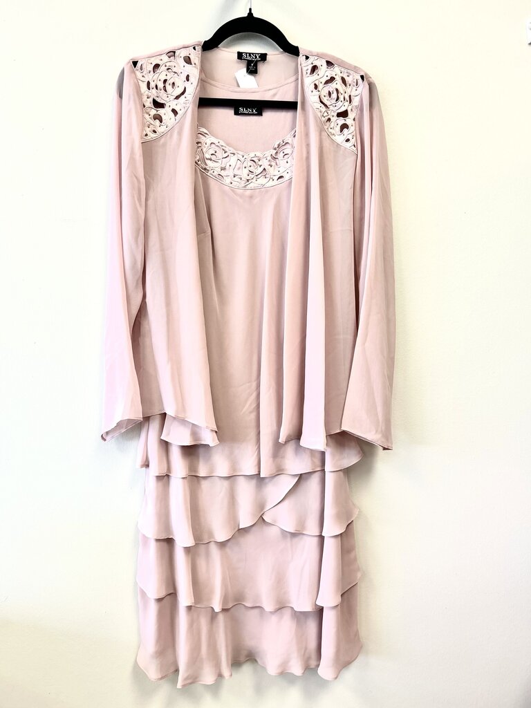 2 PC Dress & Sheer Cover Up