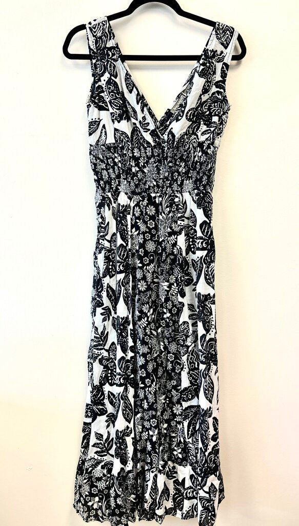 Floral V-neck