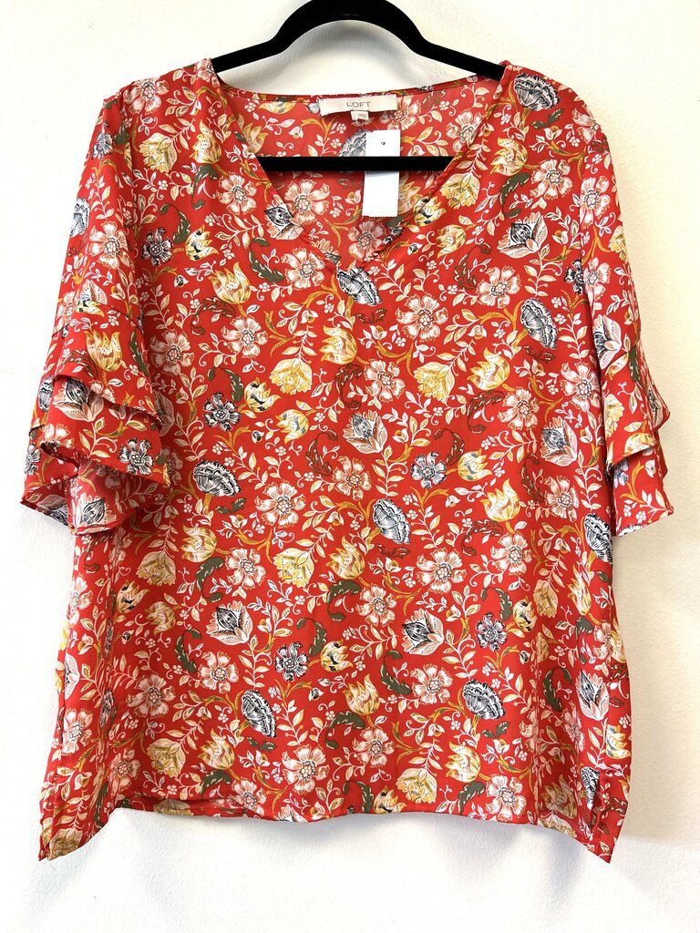 V-neck Floral