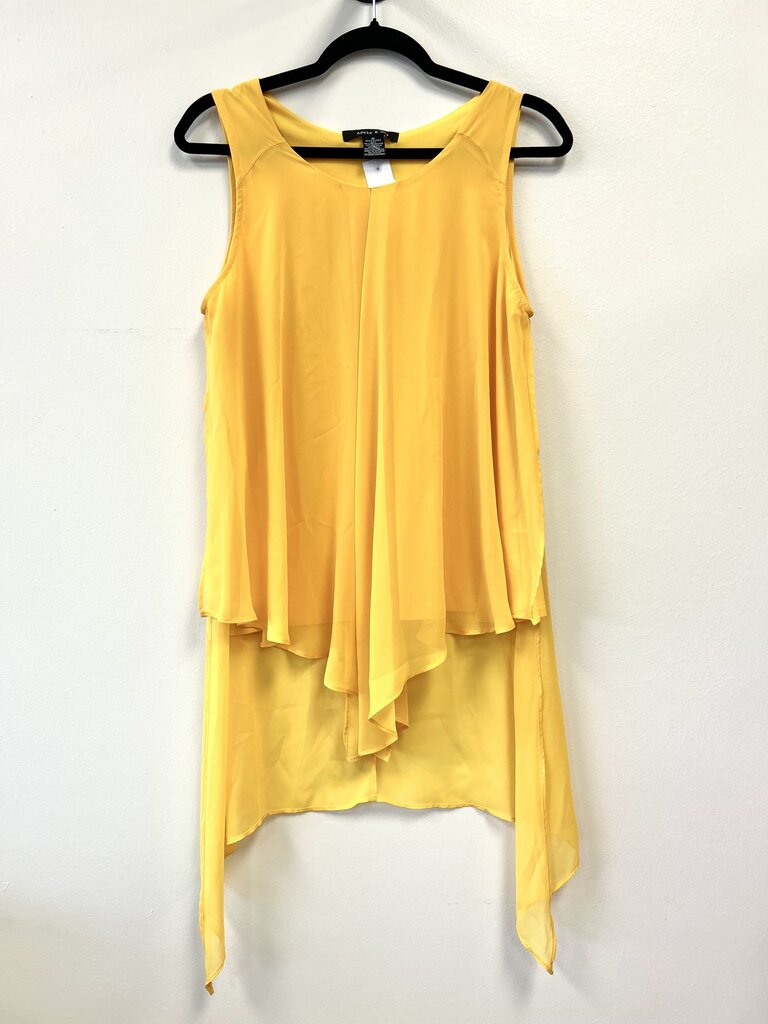 Sheer w/ pleet front longer back