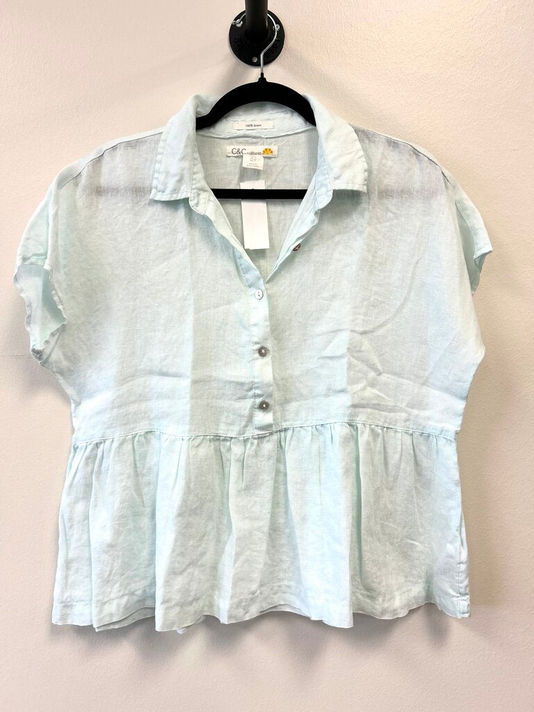 Linen 1/2 Button Down