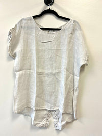 Linen w/ crochet back