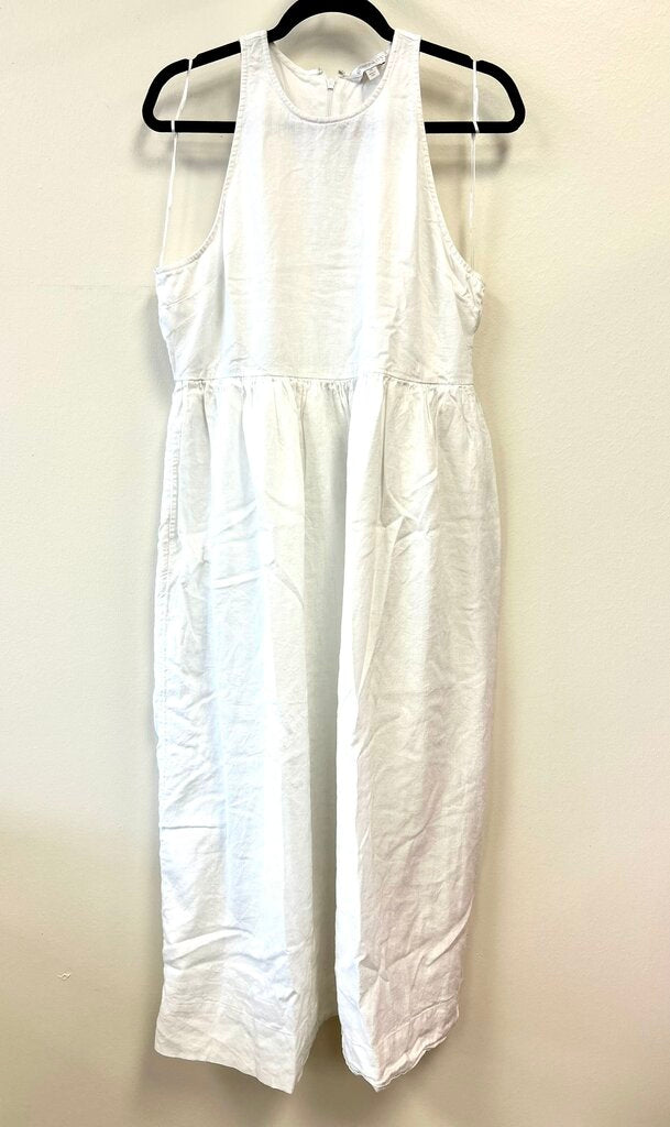 Linen Blend Sleeveless Maxi