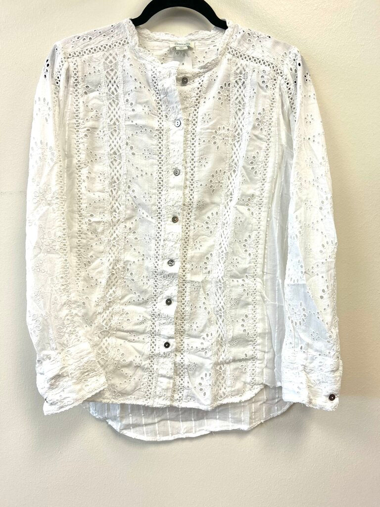 Eyelet Button Down