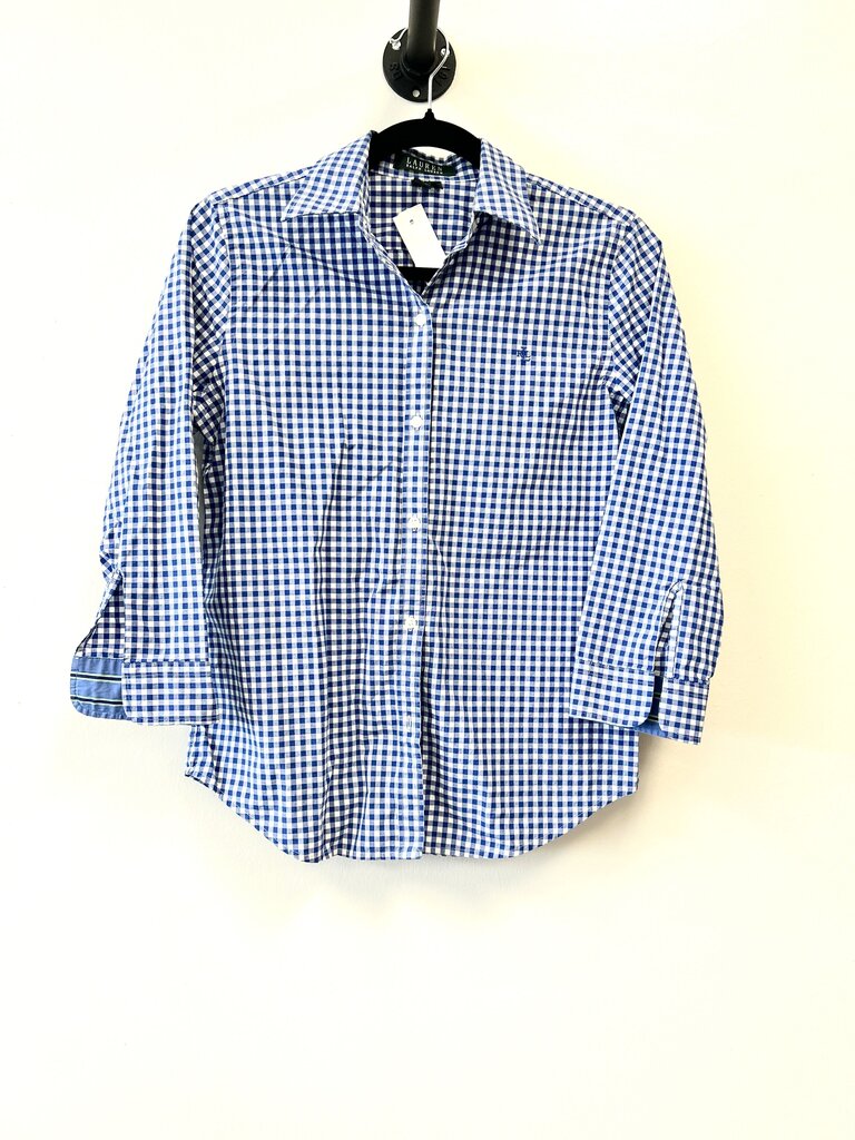 Checkered button down