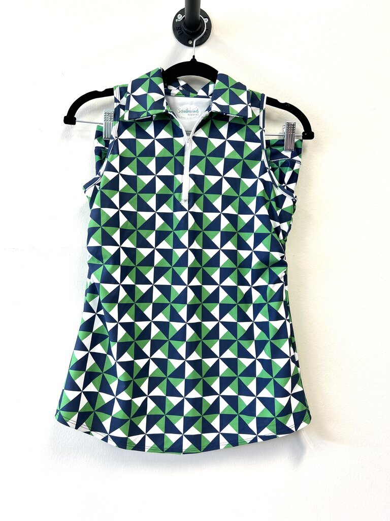 2pc Geometric Sleeveless & Skirt