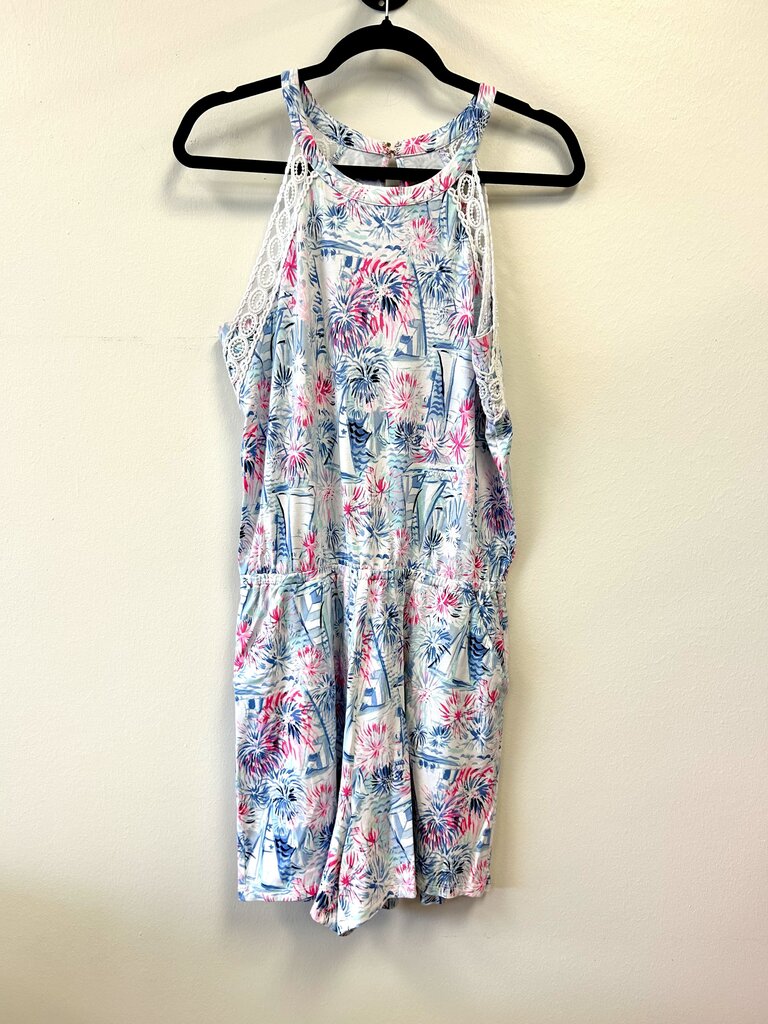 Halter Fireworks Pattern Lace