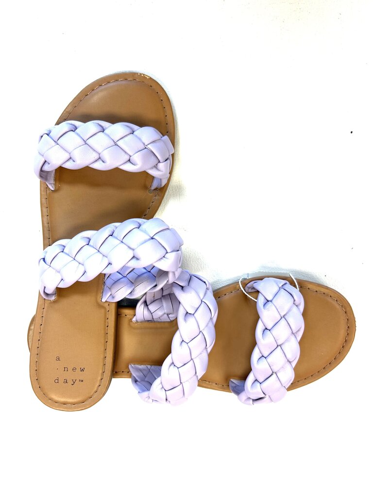 Woven Flat Strappy Sandals
