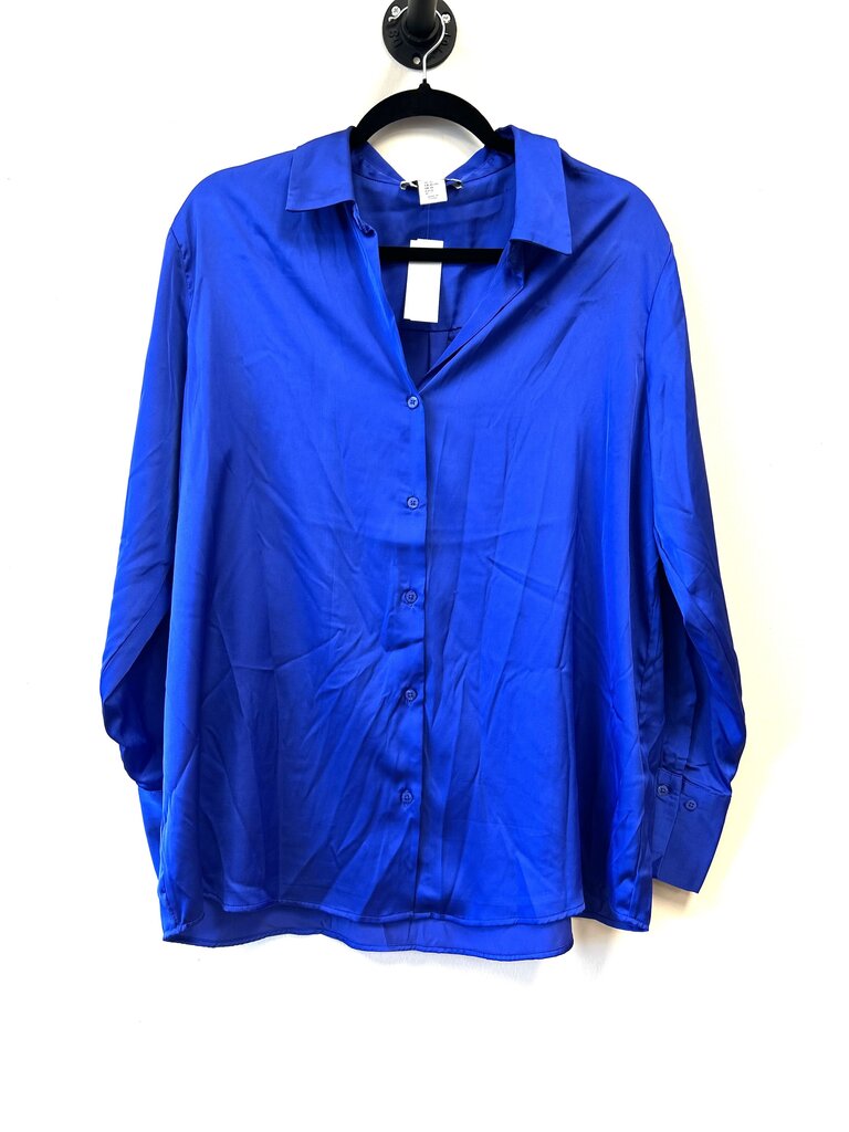 Satin-Like Button Down