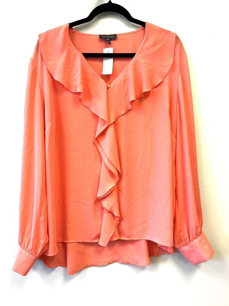 Ruffle Front V-neck