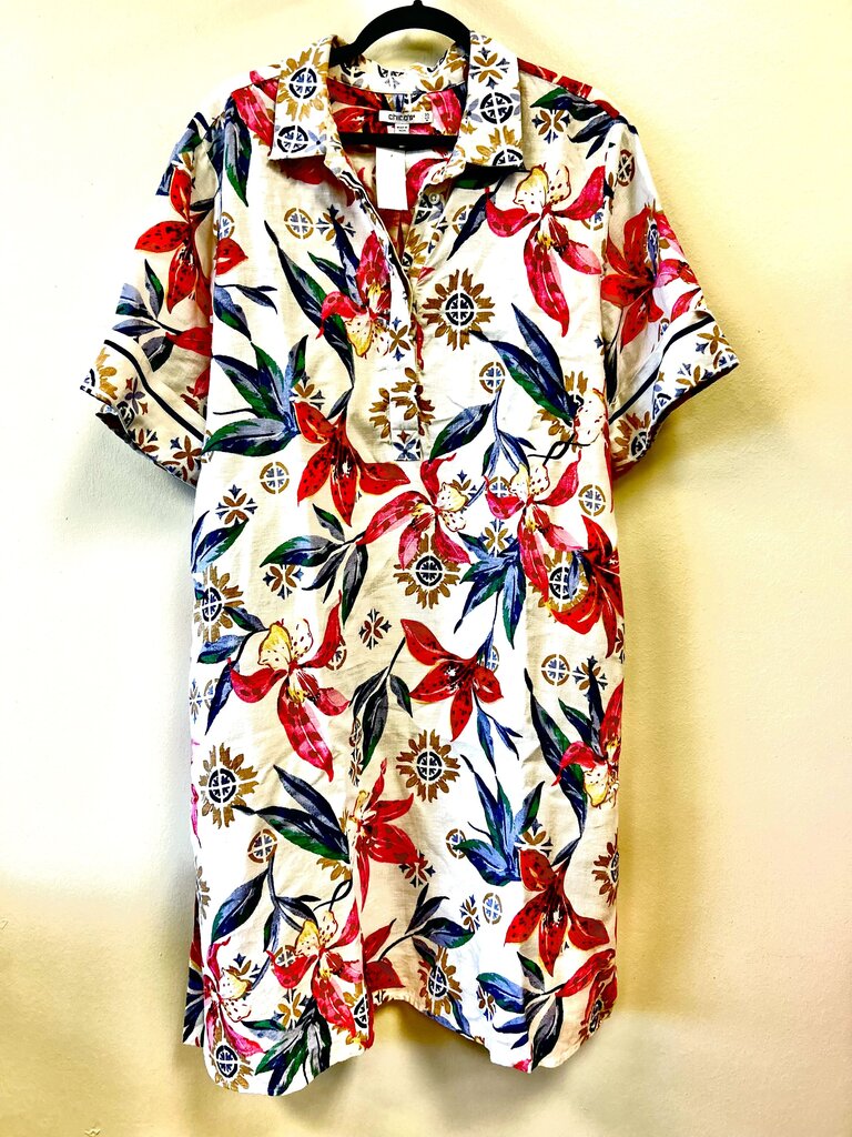 Linen Floral SS