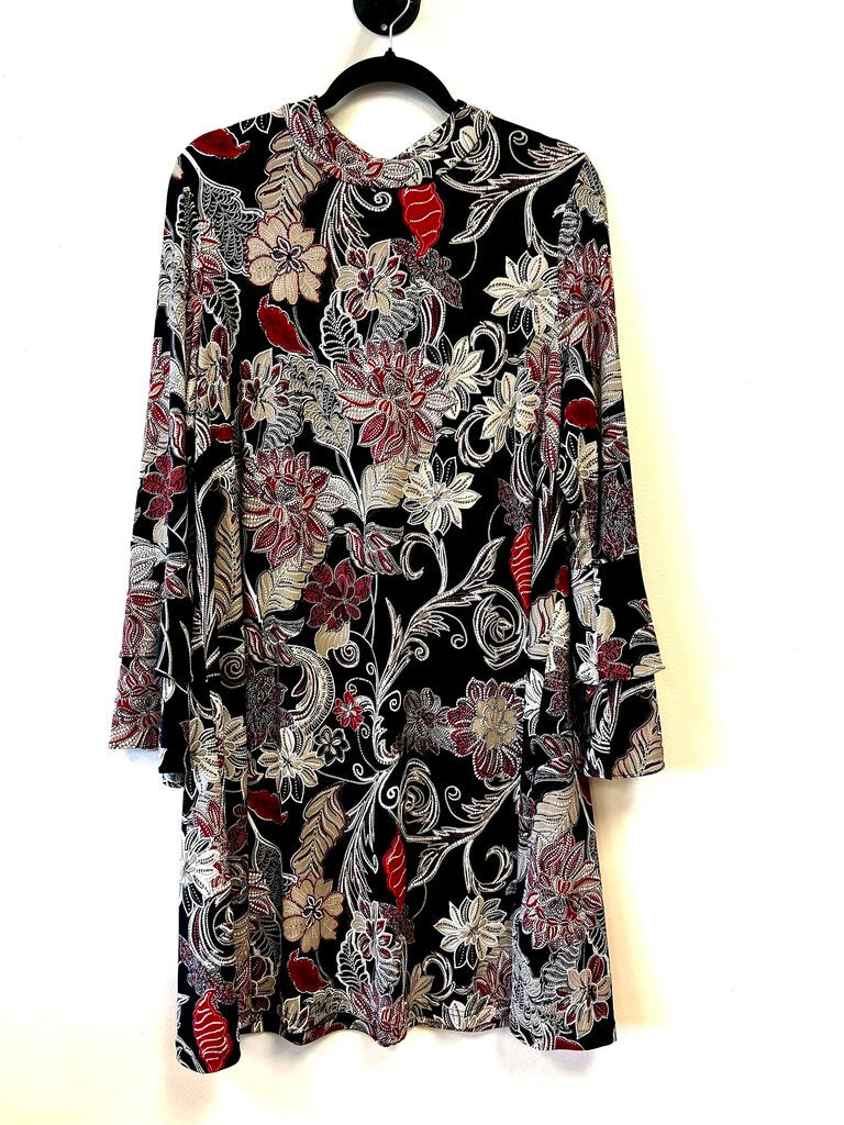 Ruffle Sleeve Paisley