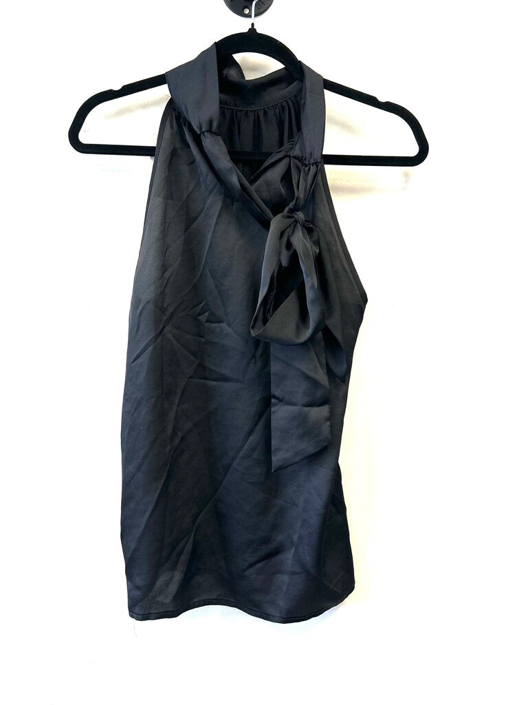 Halter neck w/ tie plain