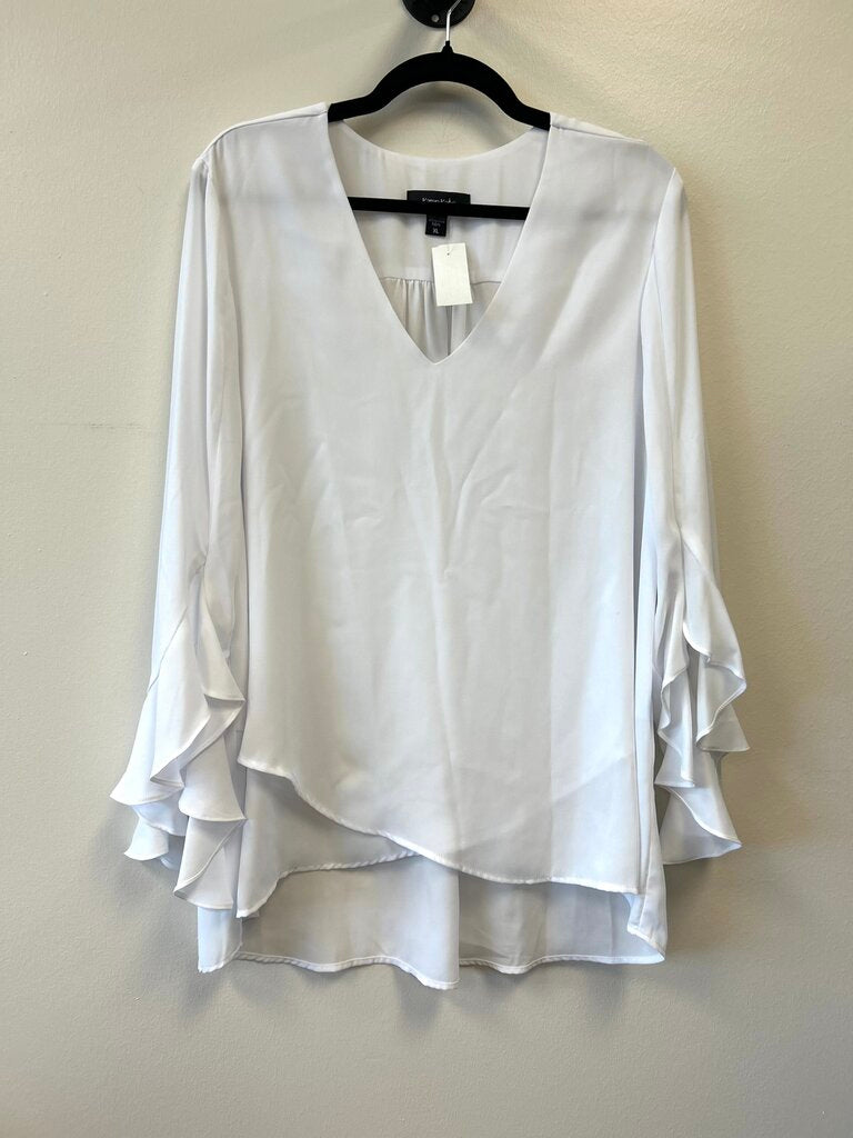 V-neck Ruffle Sleeves