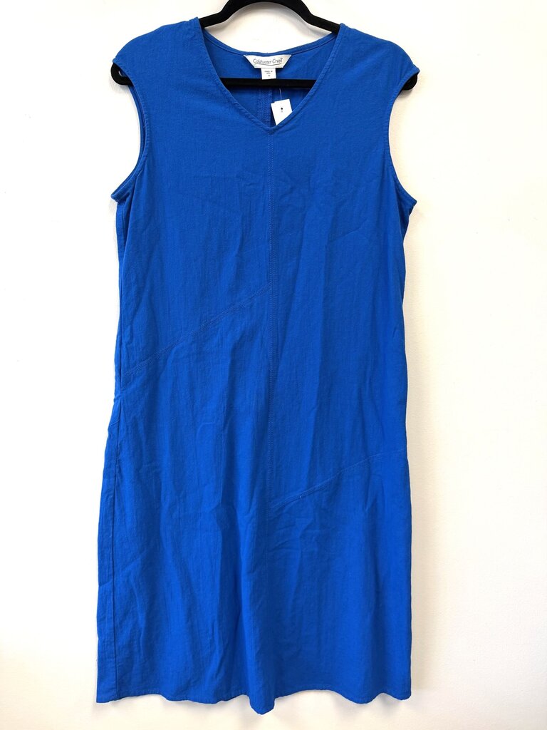 Coldwater Creek Sleeveless Midi Dress - Blue, Size M, Pre-Owned