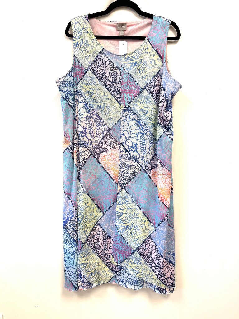 Sleeveless Mesh Patchwork