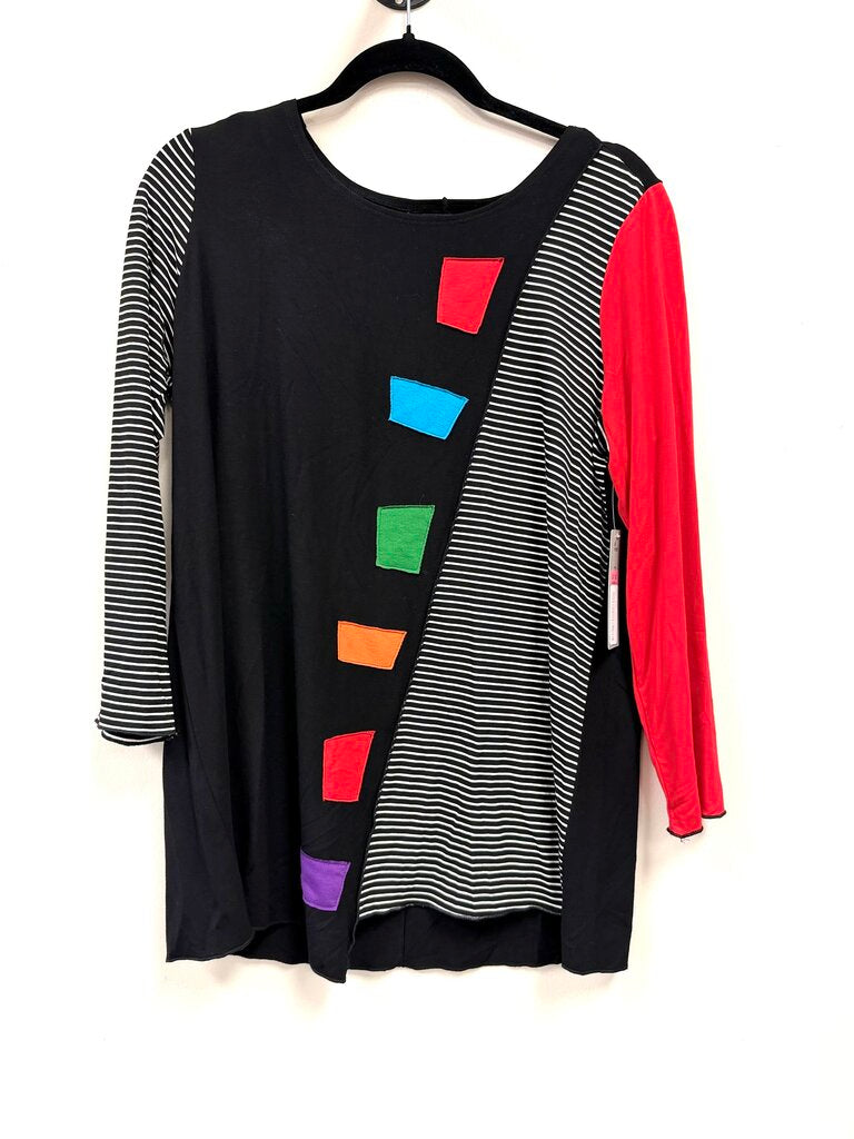NWT Striped w/color blocks