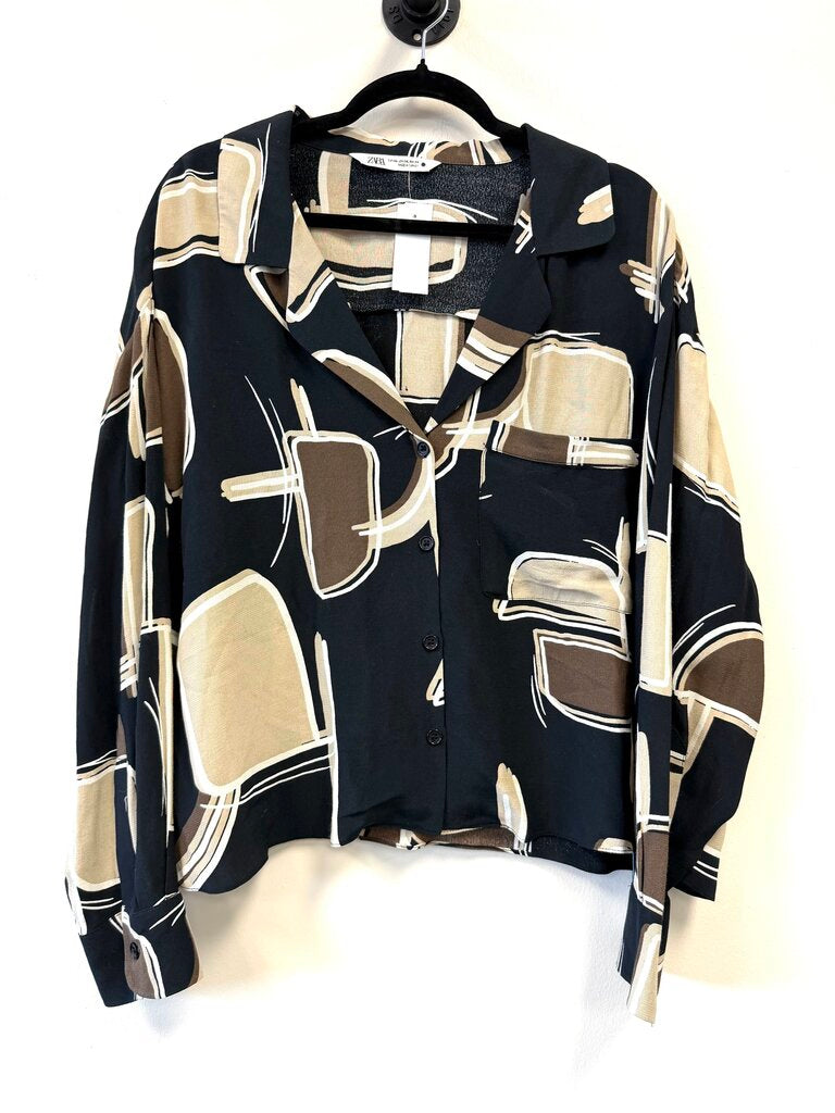 Buttondown Abstract Print